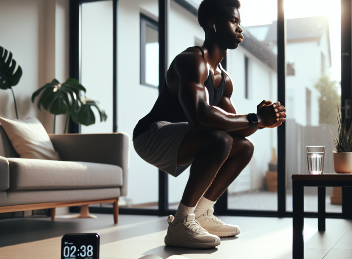 Домашняя тренировка без оборудования: приседания в гостиной, недельный план, выносливость и восстановление.